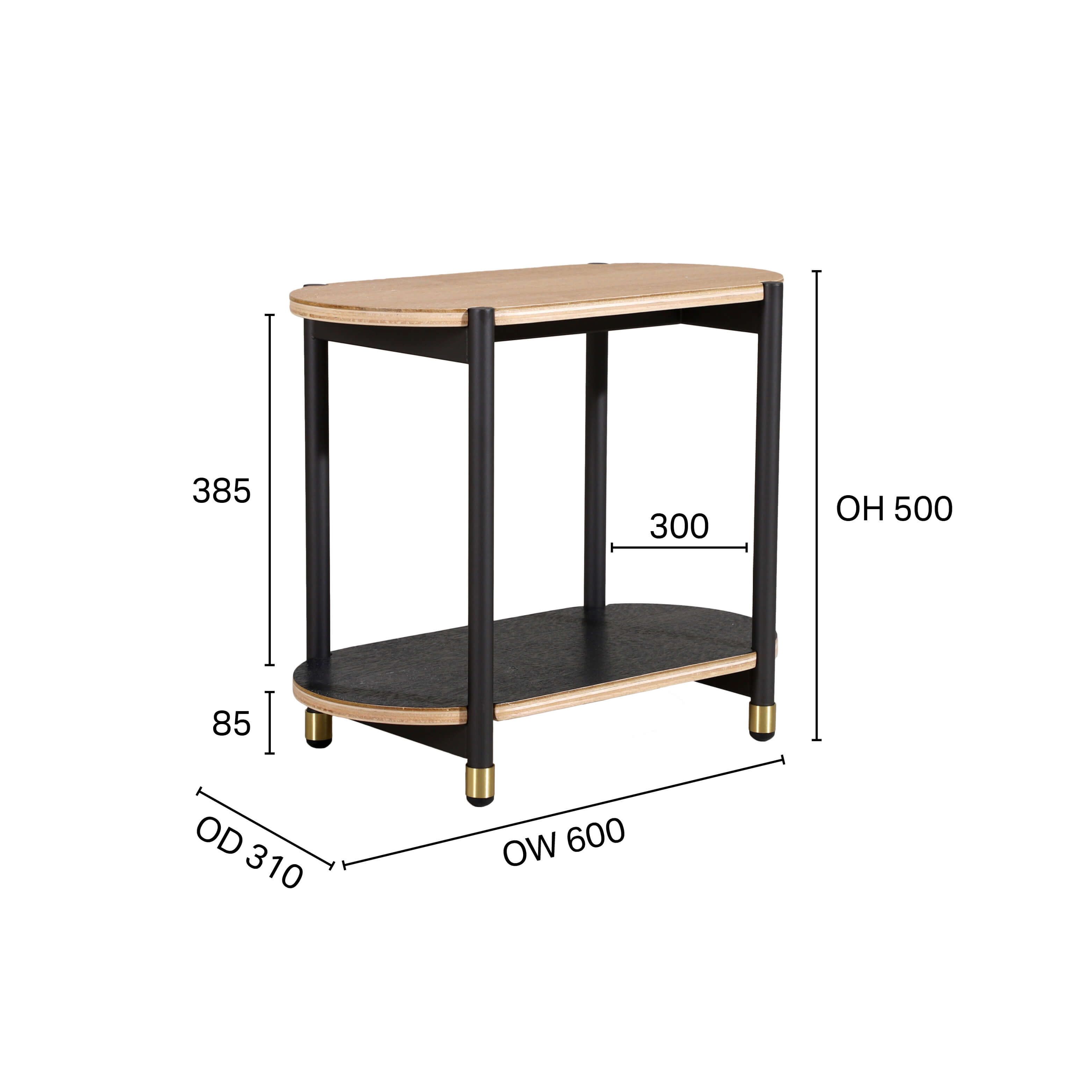 Sora Coffee Table - H500